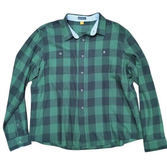 Other - Tailored Vintage Luxe Performance Retro Preppy Dad Plaid Shirt Mens Size XL